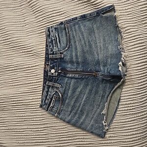 A&F Annie High Rise Denim Shorts NWT